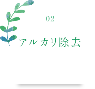 02 アルカリ除去