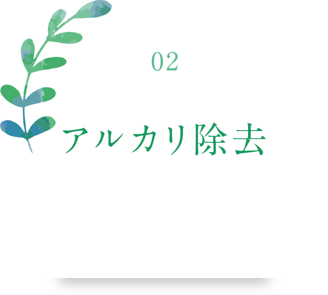 02 アルカリ除去